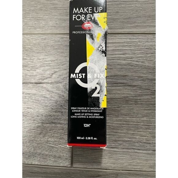 NEW MAKE UP FOR EVER Mist And Fix O2 12H Setting Spray 100ml/3.38 FL - Picture 1 of 4